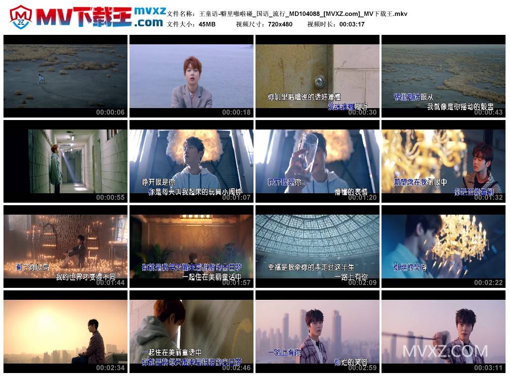 王童语-噼里啪啦碰_国语_流行_MD104088